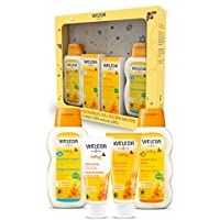 Los mejores  - IDEA REGALO: Set&quot-Bienvenido Bebé&quot- con 4 Productos Weleda y cambiador de paseo de regalo | Para Nacimiento- Baby Shower o…